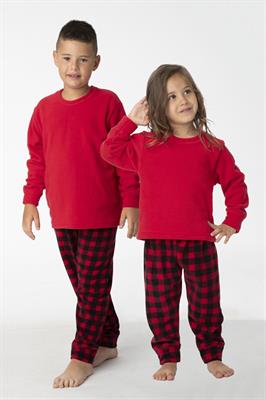 Pigiamino Unisex Bimbo/Bimba in Pile Girocollo